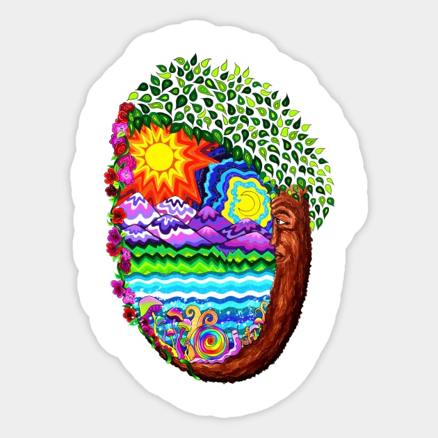 Psychedelic Days Sticker by Pancake10